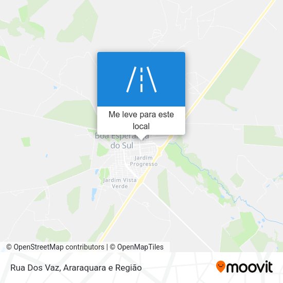 Rua Dos Vaz mapa