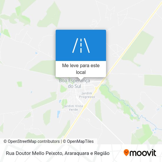 Rua Doutor Mello Peixoto mapa