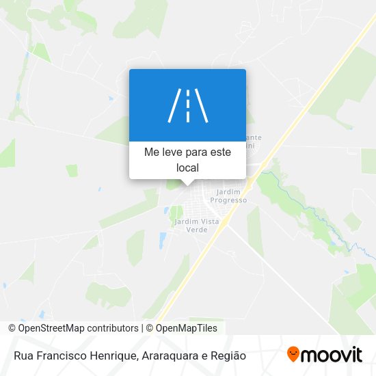 Rua Francisco Henrique mapa