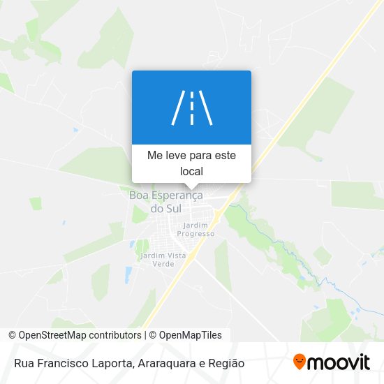 Rua Francisco Laporta mapa