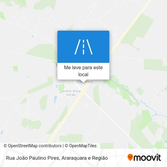 Rua João Paulino Pires mapa