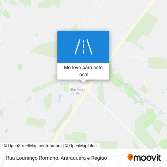 Rua Lourenço Romano mapa