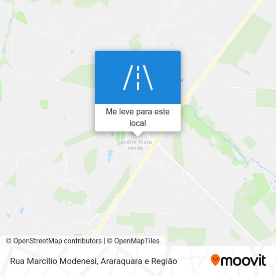 Rua Marcílio Modenesi mapa