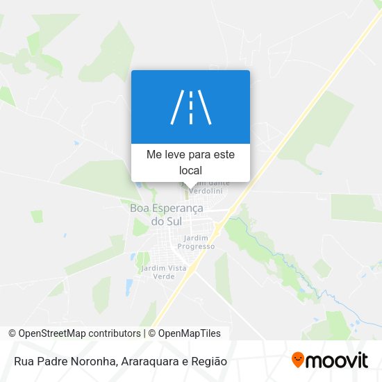 Rua Padre Noronha mapa