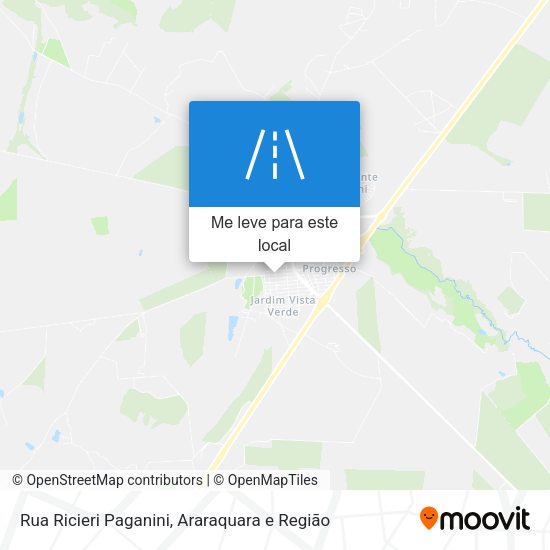 Rua Ricieri Paganini mapa