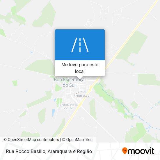 Rua Rocco Basilio mapa
