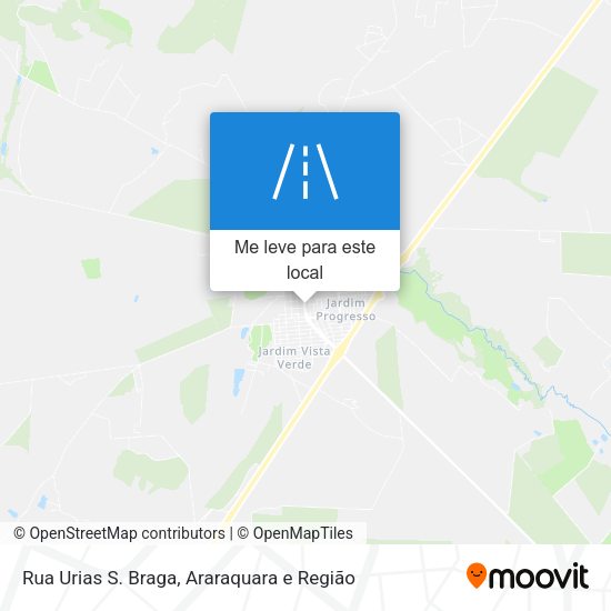 Rua Urias S. Braga mapa