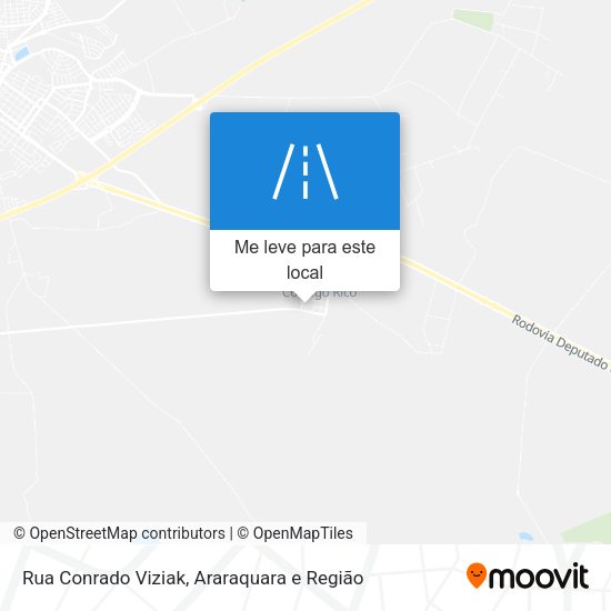 Rua Conrado Viziak mapa