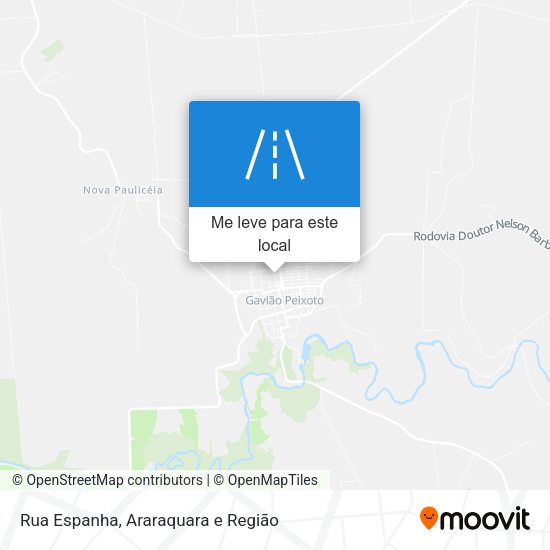 Rua Espanha mapa