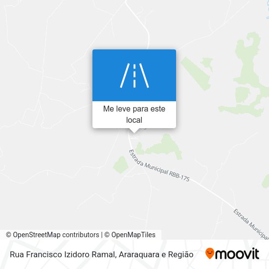 Rua Francisco Izidoro Ramal mapa