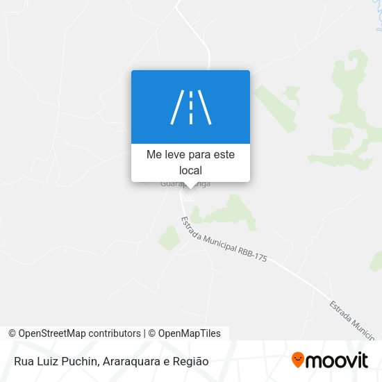 Rua Luiz Puchin mapa
