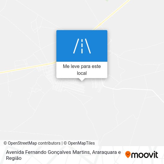 Avenida Fernando Gonçalves Martins mapa