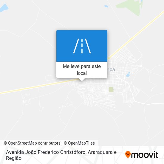 Avenida João Frederico Christóforo mapa