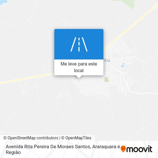 Avenida Rita Pereira De Moraes Santos mapa