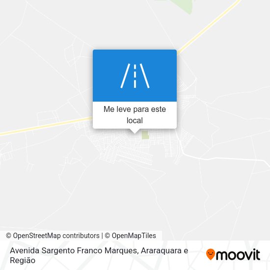 Avenida Sargento Franco Marques mapa