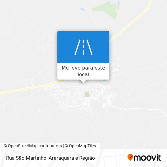 Rua São Martinho mapa