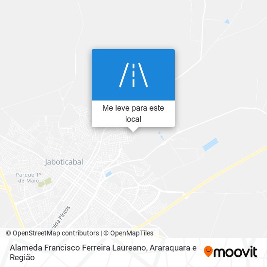 Alameda Francisco Ferreira Laureano mapa