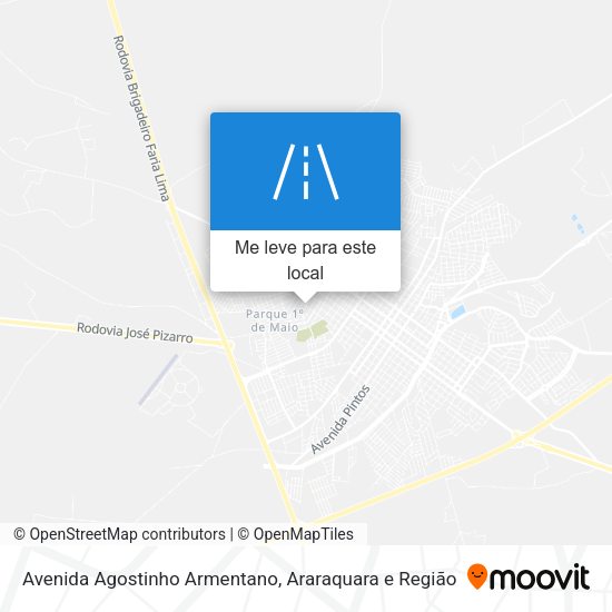 Avenida Agostinho Armentano mapa
