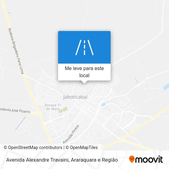 Avenida Alexandre Travaini mapa