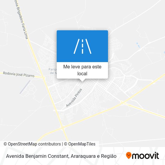 Avenida Benjamin Constant mapa