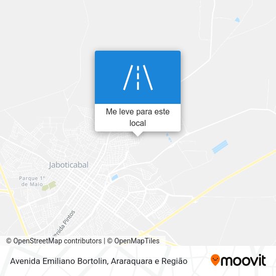 Avenida Emiliano Bortolin mapa