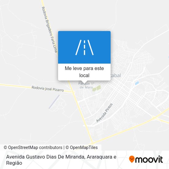 Avenida Gustavo Dias De Miranda mapa