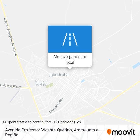Avenida Professor Vicente Querino mapa