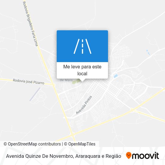 Avenida Quinze De Novembro mapa