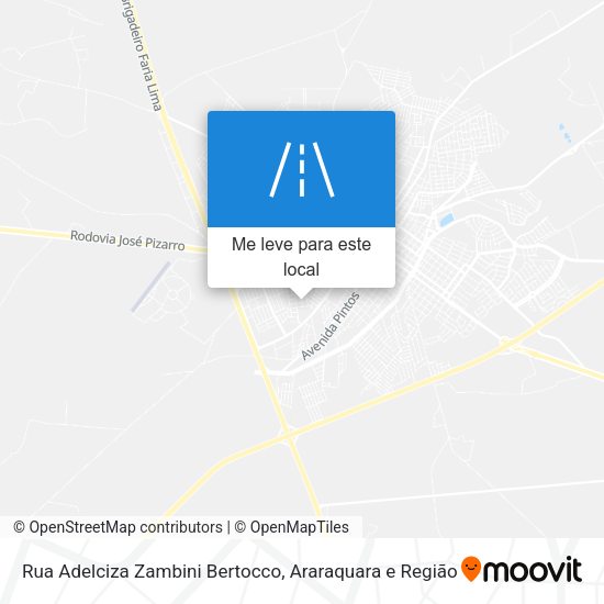 Rua Adelciza Zambini Bertocco mapa