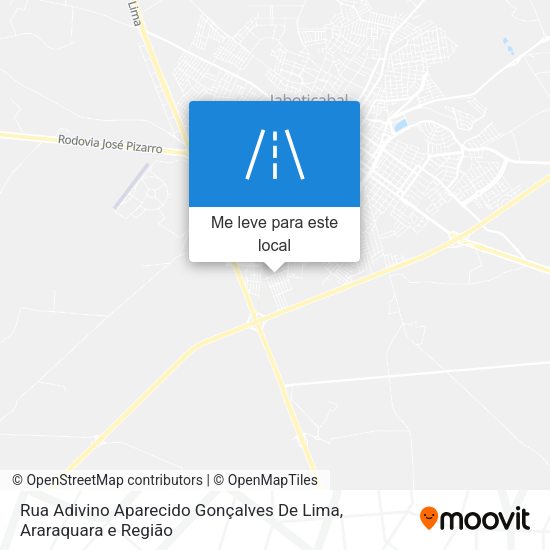 Rua Adivino Aparecido Gonçalves De Lima mapa
