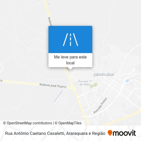 Rua Antônio Caetano Casaletti mapa