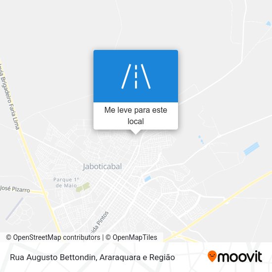 Rua Augusto Bettondin mapa