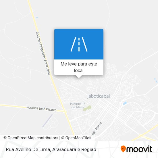 Rua Avelino De Lima mapa