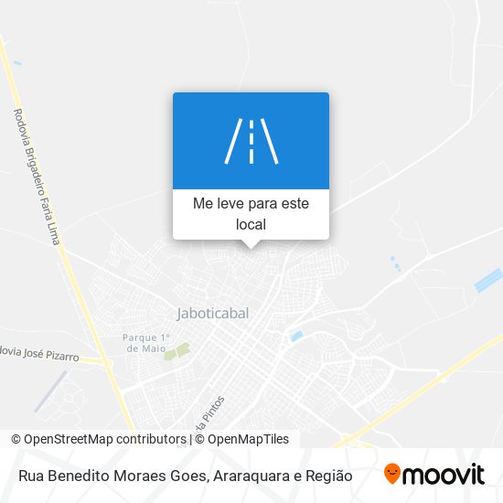 Rua Benedito Moraes Goes mapa