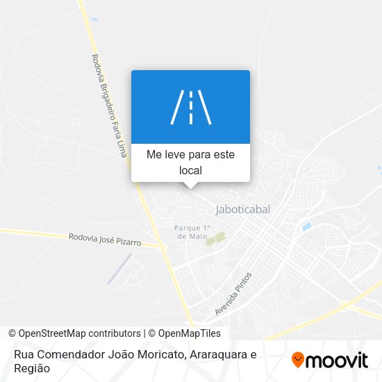 Rua Comendador João Moricato mapa