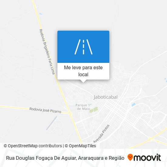 Rua Douglas Fogaça De Aguiar mapa