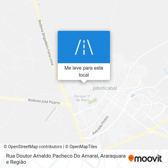 Rua Doutor Arnaldo Pacheco Do Amaral mapa