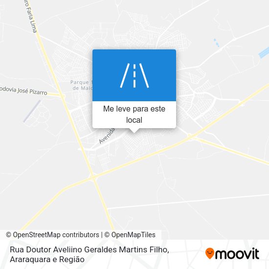 Rua Doutor Aveliino Geraldes Martins Filho mapa