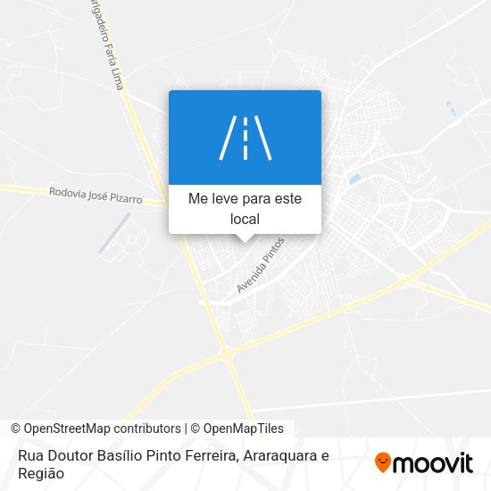 Rua Doutor Basílio Pinto Ferreira mapa