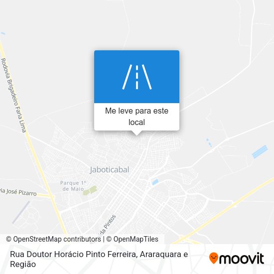 Rua Doutor Horácio Pinto Ferreira mapa