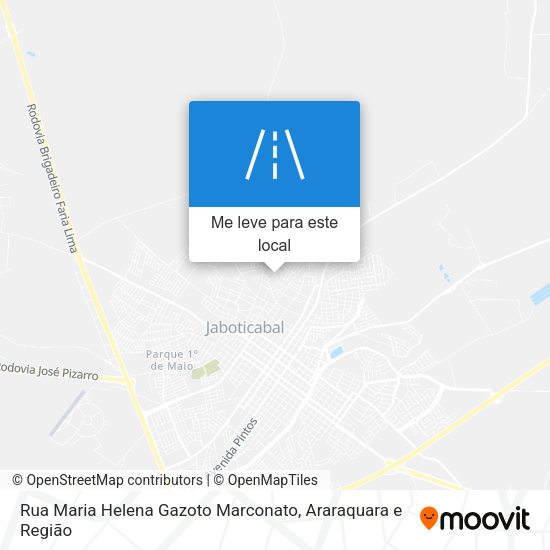 Rua Maria Helena Gazoto Marconato mapa