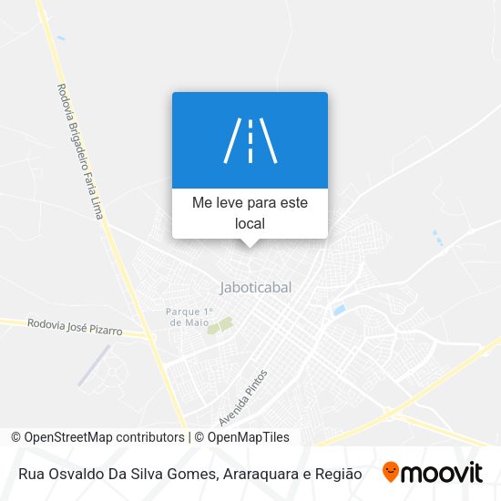 Rua Osvaldo Da Silva Gomes mapa