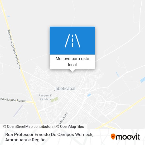 Rua Professor Ernesto De Campos Werneck mapa