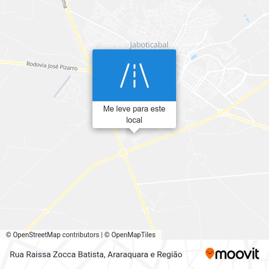 Rua Raissa Zocca Batista mapa