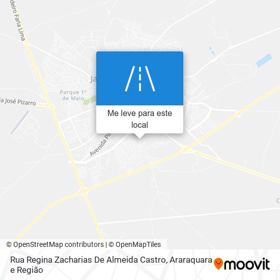 Rua Regina Zacharias De Almeida Castro mapa