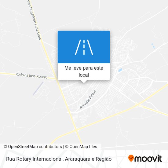 Rua Rotary Internacional mapa