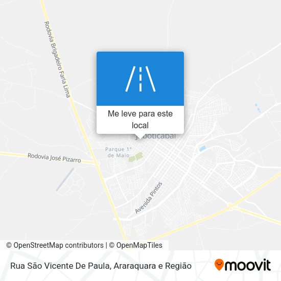 Rua São Vicente De Paula mapa