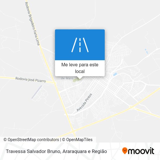 Travessa Salvador Bruno mapa