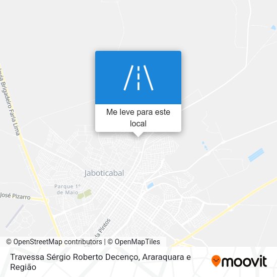 Travessa Sérgio Roberto Decenço mapa