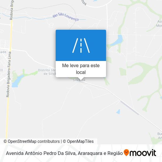 Avenida Antônio Pedro Da Silva mapa